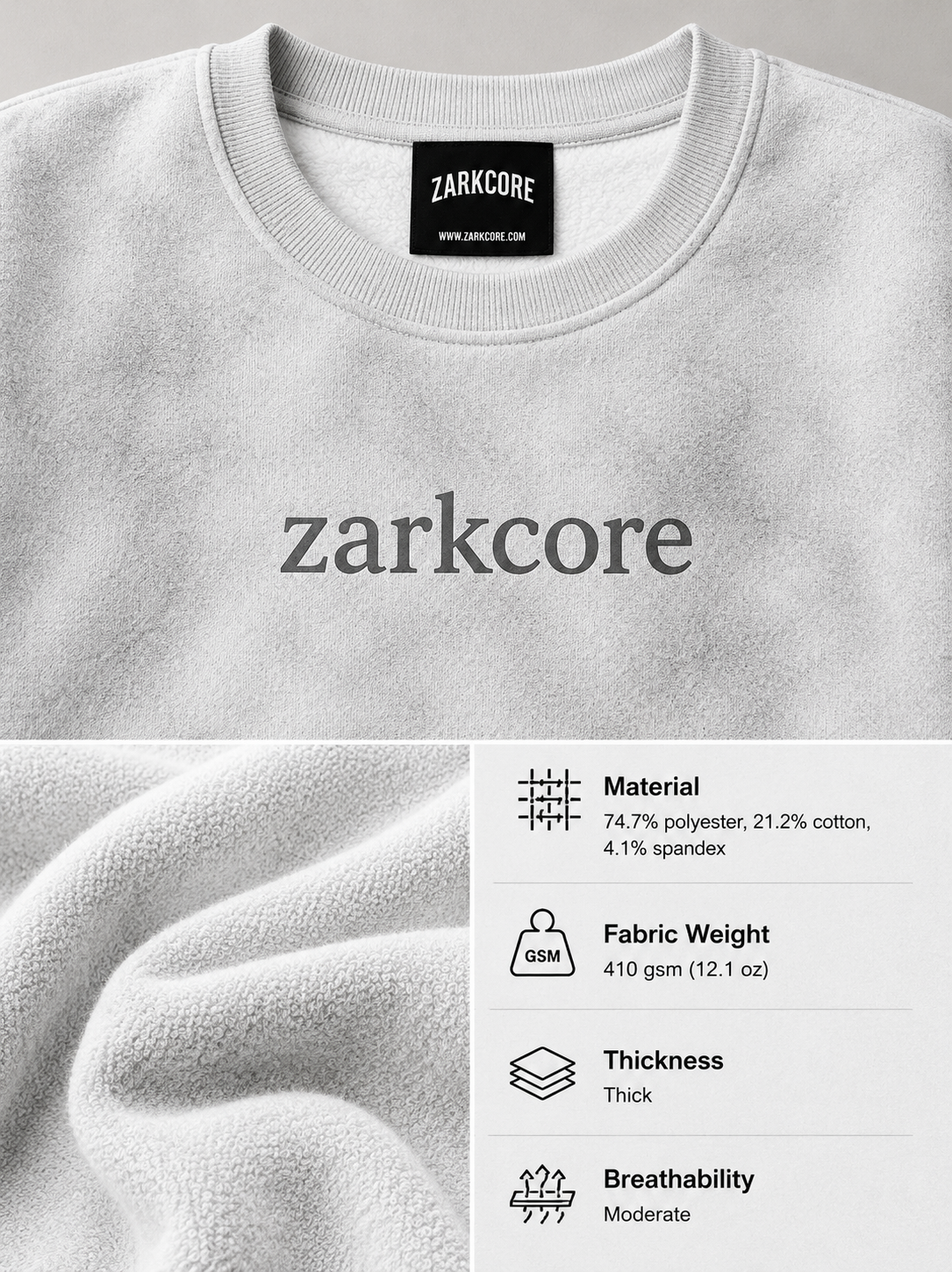 DIRTY BOXY FLEECED SWEATSHIRT