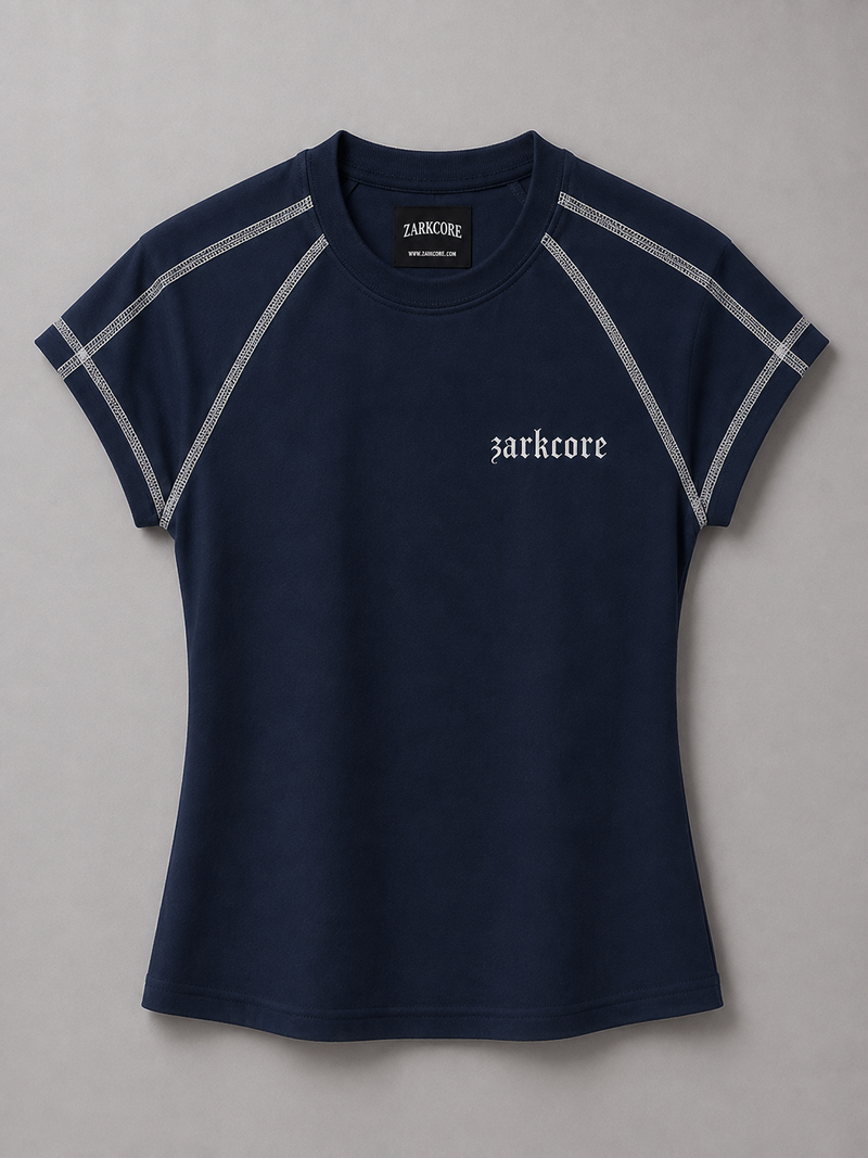 WOMEN'S CONTRAST STITCH RAGLAN T-SHIRT
