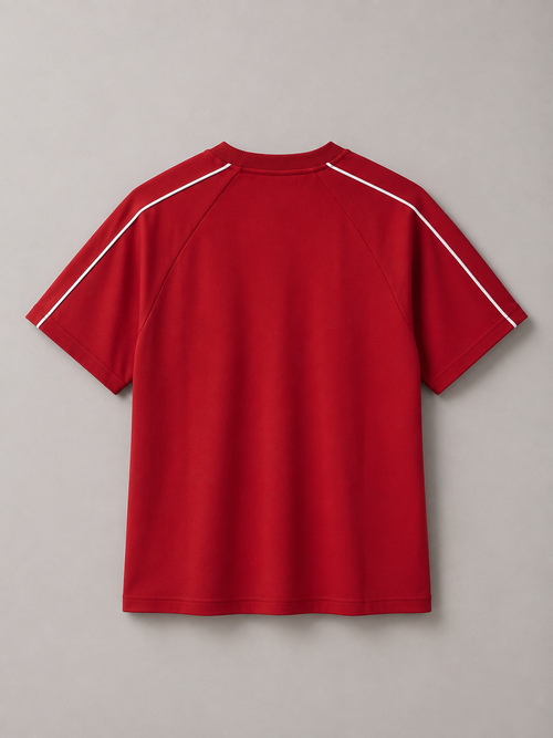 CONTRAST STITCH RAGLAN T-SHIRT