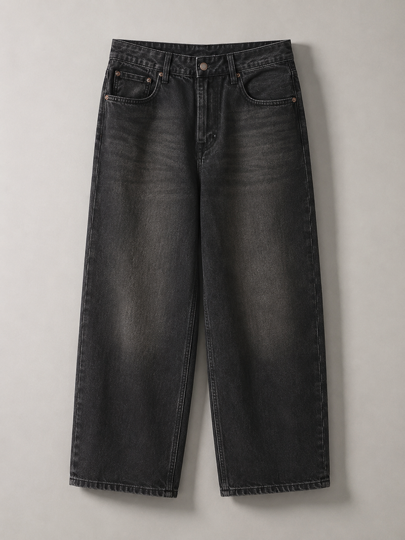 VINTAGE WASH HEAVYWEIGHT DENIM JEANS