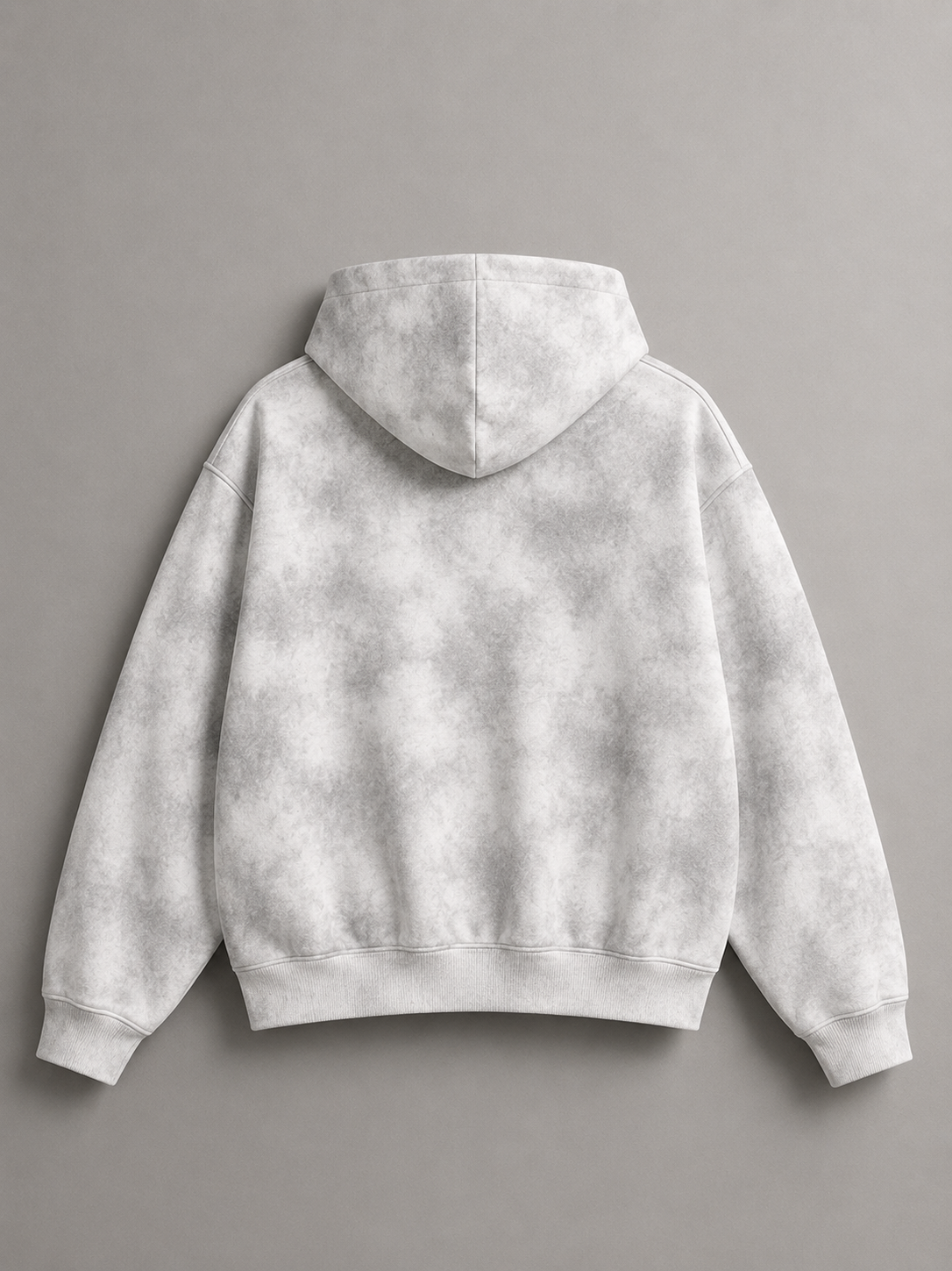 DIRTY WASHED ZIP-UP FLEECE HOODIE